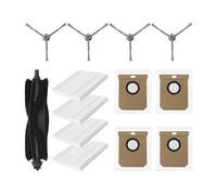 Compatible con los Accesorios del Robot Aspirador Eufy Clean L50/L50 SES, L60/L60 SES, L60 Hybrid y G50/G50 Hybrid. Filtro, Cepillo Lateral Principal y Piezas.(Set 2)
