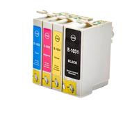 Compatible con los Modelos de Cartuchos de Tinta T1031 T1032 T1033 T1034 Stylus Adecuado T40W TX550W TX600FW y más(1 Set)