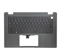 Compatible con los modelos de laptop para el número de pieza 0R2DCD 3440, funda superior para laptop, reposamuñecas, cubierta de teclado con diseño español
