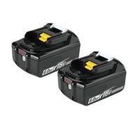 Compatible con Makita, batería de 18V BL1860 DDF487 BL1830B BL1850B BL1850 BL1840 BL1815 batería de litio de repuesto 6.0AH 9.0AH(2PCS 6.0Ah)