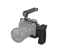 Compatible con Mango de Jaula de cámara SmallRig for Sony A7RV A7RIV A7IV A7SIII A1, con Orificios de 1/4" y Zapata fría(Professional Kit)
