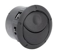 Compatible Con Master MK3 2010-2024 Para Logan Para Sandero MK2 2014-2024 687602444R Reemplazos Cubierta Ventilación Del Tablero Interior Automóvil consola central de aire(Negro)