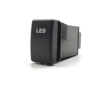 Compatible con Mazda 5 Mazda 6, luz antiniebla modificada, grabadora de radar de potencia, LED DRL, interruptor de luz diurna, botón pulsador.(LED)
