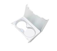 Compatible Con Mazda Para CX-5 CX5 KF 2017 2018 2019 2020 2021 Accesorios Para La Cubierta Del Panel Del Portavasos Delantero De Control Gear auto interiores coche(Silver)