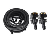 Compatible Con Mazda Universal Parabrisas Delantero Limpiaparabrisas Boquilla Rociador Rociador Salida De Agua Lavadora Chorro Y Manguera De Fluido Con Conector Boquilla Lavaparabrisas