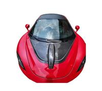 Compatible con McLaren 540c, cubierta delantera de motor de fibra de carbono Real, Kit de carrocería estilo N for capó 570S 570GT, Kit de carrocería(Half carbon fiber)