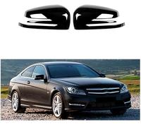 Compatible con Mercedes Benz Clase C W204 2007-2014, tapa de espejo retrovisor lateral de coche, par de cubiertas de espejo retrovisor lateral