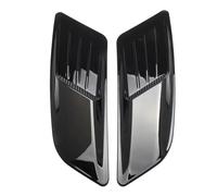 Compatible con Mercedes Benz W204 C200 C250 C300, accesorios Compatible With coche, capó delantero, entrada de aire, cubierta ventilación, embellecedor decorativo(Black)