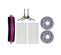 Compatible Con Midea, V10 V12 W11, Compatible Con Eureka, J12 Ultra Robot Aspirador Filtro De Cepillo Lateral Principal Bolsa for El Polvo Kit De Accesorios De Tela(E)
