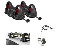 Compatible con Mini One/Cooper 5P dal 14 in POI 18 Smooth PORTAESQUÍS para 2 Pares DE ESQUÍS + 2 CAÑAS DE ESQUÍ MAGNÉTICAS con IMANES para Techo DE Coche HOMOLOGADO