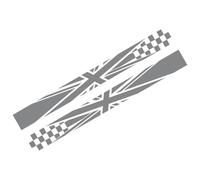 Compatible con Mini para Cooper S para JCW R55 R56 R60 F54 F55 F56 F60 Pegatinas De Rayas Laterales De Coche Calcomanías Accesorios De Decoración Estilo automóviles(Color 4)