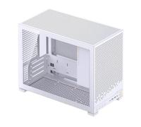 Compatible con Mini PC Jonsbo - D32 STD/Pro, Soporte Mini-ITX/MATX, Fuente de alimentación ATX/SFX, chasis de Escritorio de Oficina con refrigeración por Agua 240(D32 Pro White)