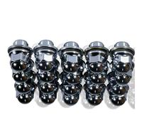 Compatible Con Mitsubishi Para Eclipse 1998-2012 Para Cross 2018-2021 M12*1.5 Pernos Rueda Coche Tuercas Tamaño Hexagonal 21 Mm Altura 37 Mm Rueda Pernos Tornillos