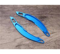 Compatible Con Mitsubishi Para Evolution 2010-2015 Yi Ge 2018-2019 Para Olander 2016-2021 Extensión De Palanca De Cambios De Volante De Coche Levas De Volante(Blue)