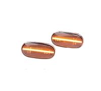 Compatible Con Mitsubishi Para Galant Para Legnum 1998 1999 2000 2001 2002 2003 2004 2005 Lámpara Indicadora De Marcador Lateral Luz Señal Giro Marcador Lateral De Coche(For Dynamic Crystal)