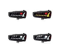 Compatible Con Mitsubishi Para Lancer Para EVO X 2009-2016 Faro Delantero Mejorado Luz De Giro Dinámica Luz De Freno DRL Montaje En El Coche Faros Delanteros Para Coche