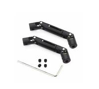Compatible con MN D90 D91 D96 99s para WPL B14 B24 C24 B16 B36 D12 Eje De Transmisión Metálico para Piezas De Mejora De Vehículos De Oruga para Camiones RC Piezas Coche RC(Black)