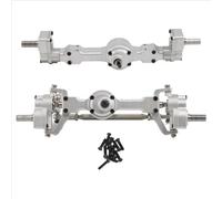 Compatible con MN D90 para MN-90 MN96 para MN98 para MN99S MN45 1/12 Accesorios De Mejora para Coche RC, Eje Portal Delantero Y Trasero Metal Piezas