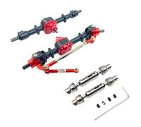 Compatible con MN D91 D96 D99S MN-90 MN99S Fit Metal Metal Beat y Trasero con Eje de transmisión para 1/12 RC Reemplazo de Piezas de automóvil(Black)