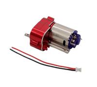 Compatible con MN168 MN82 MN78 MN99S Caja de Engranaje de la Caja de Cambios de transmisión de Metal con Metal Engranaje 1/12 Accesorios de Piezas de actualización de automóvil(Red)