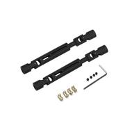 Compatible Con MN78 Para MN82 LC79 1/12 RC Accesorios De Mejora Para Coche 1 Juego De Piezas Eje De Transmisión Metálico CVD De 4 Mm Con Manguito De Eje De 3 Mm A 4 Mm Accesorios coches RC(Black)