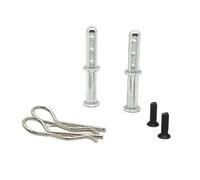 Compatible con modelos de automóvil RC 144001 144010 144016 124016 124017 124018 124019 Cuerpo de metal Montaje postventa de la columna de la columna Piezas de reemplazo del poskarket(Silver)