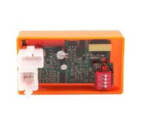 Compatible con Modelos de Motocicleta DC 6 Pin Ajustable Racing 250Z FT180 FT200 FT250 CG300 Límite de Velocidad 4000 12000 RPM RT200 CG200 Reemplazo del Mercado de Accesorios(Orange)