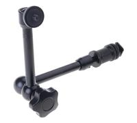 Compatible con monitor de cámara, marco fijo de metal ajustable, brazo de 11 pulgadas, clip de alicates articulado, nuevo proyector de marco fijo ajustable para cámara de montaje de metal