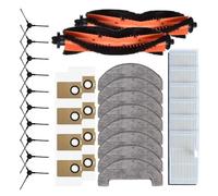 Compatible con MONSGA MS1 MAX Kit de repuestos for aspiradora robot, fácil instalación, lavables y reutilizables(34pcs)