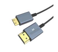 Compatible Con MOSHOU, Cable HDMI 2.1 8K 60Hz 4K 120Hz 48Gbps HDR10+ Mini HDMI A HDMI For PS5, Cámara, Monitor, Proyector, Portátil, Cable Conmutador.(1m (3.28 ft))