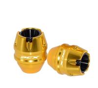 Compatible con Motocicletas Honda PCX125 y PCX150: Horquilla Delantera, buje de Rueda, Protector de silenciador y Deslizador de chasis.(Front Glod)