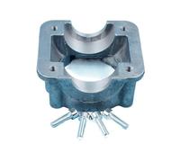 Compatible con motosierra Hus 340, 345, 350, 346XP, 351 y 353, base del cilindro, placa inferior del motor, tapa del cigüeñal, adaptador, copa del cojinete, 503885901