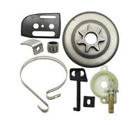 Compatible con motosierras 142, 141, 137, 136, 41 y 36. Bomba de aceite de tambor de embrague de 325 pulgadas y 7 dientes con recogedor de cadena, palanca de freno y palanca de estrangulación.