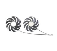 Compatible Con MSI,GeForce RTX 3060 RTX 3060 Ti 3070 3080 3090 GAMING X TRIO PLD09210B12HH DC12V 0.40A 4Pin Ventilador For Tarjeta Gráfica(White)