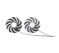 Compatible Con MSI,GeForce RTX 3070 RTX 3080 3090 SUPRIM X PLD09210B12HH PLD09210S12HH DC12V 0.40A 4Pin Ventilador For Tarjeta Gráfica(White)