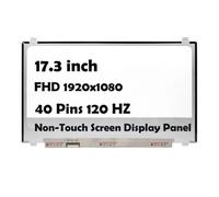 Compatible con MSI,GT73VR GT72VR HP Omen 17 Alienware 17 N173HHE-G32 N173HCE-G32.3 "FHD 120Hz 40 Pines IPS no táctil Pantalla LCD for Juegos