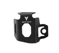 Compatible con MT-07 MT07 MT FZ 07 FZ07 Accesorios CNC para motocicleta, accesorios CNC, protector de depósito de líquido de freno trasero, tapa de taza de aceite trasera (negro)