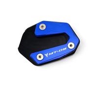 Compatible con MT09 MT 09 MT-09 SP FZ09 900GT 2015-2023, Pata de Cabra for Motocicleta, Almohadilla de ampliación for Caballete Lateral y Tapa de válvula de neumático(Blue)