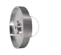 Compatible Con Muelas Abrasivas BHBD-CBN, 6 Pulgadas De Diámetro X 1 Pulgada De Ancho, Con Mandril De 1/2 Pulgada, Muela De Diamante For Afilar HSS