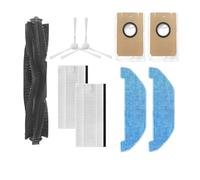 Compatible con Neakasa NoMo N3 / RS0100WA, filtro de Cepillo Lateral de rodillo, paños de fregona, bolsa for el polvo, pieza/accesorio de Robot aspirador(Set N)