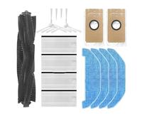 Compatible con Neakasa NoMo N3 / RS0100WA, filtro de Cepillo Lateral de rodillo, paños de fregona, bolsa for el polvo, pieza/accesorio de Robot aspirador(Set O)