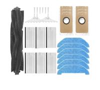 Compatible con Neakasa NoMo N3 / RS0100WA, filtro de Cepillo Lateral de rodillo, paños de fregona, bolsa for el polvo, pieza/accesorio de Robot aspirador(Set P)