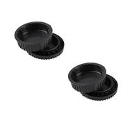 Compatible con Nikon AI AF AF-S Montaje Tapa del Cuerpo de la cámara Conjunto de Tapa de Lente Trasera for D7500 D7200 D7100 DSLR