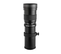 Compatible con Nikon D3100 D3200 D3400 D5500 D5200 D5600 D90 D7500 D7200. Objetivo telefoto 420-1600 mm F8.3 for cámaras réflex Digitales.