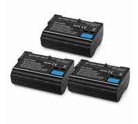 Compatible con Nikon EN-EL15 Batería for Cámara, 3PC | 7,0 V, 2550 mAh, for Z5/Z6/Z7/D850/D750/D7100/D7200/D7500/D810/D600