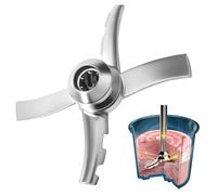 Compatible con ninja Creami Blade, sustituye a NC301 NC300 NC299AMZ Series Ice Creami Hoja de paleta de acero inoxidable, hoja de repuesto Creami compatible con ninja NC300 NC301 CREAMi Ice Cream