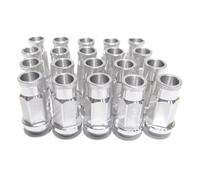 Compatible con Nissan M12 x 1,25 mm, M12 x 1,5 mm, tuercas de rueda de aluminio de 50 mm, 20 unidades de titanio M12 x 1,25