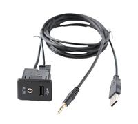 Compatible Con Nissan Para 370Z 2014-2019 Para Altima 2013 2014 2015 Para Frontier 2014-2017 Interfaz De Audio Auxiliar Para Automóvil Cable USB 795405004 Adaptador USB Interfaz AUX
