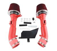 Compatible Con Nissan Para 370Z Base 2009-2016 3.7L Para 370Z Para Nismo 2009-2016 3.7L Kit De Filtro De Admisión De Aire Frío Para Alto Flujo Kit De Filtro De Aire Coche(Red Filter Red Pipe)