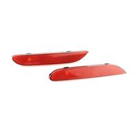 Compatible Con Nissan Para Pathfinder 2013 2014 2015 2016 2017 2018 Luces Reflectoras De Parachoques Trasero Izquierdo Derecho Sin Bombilla 26560JJ90A Catadióptrico paragolpes(Rojo)